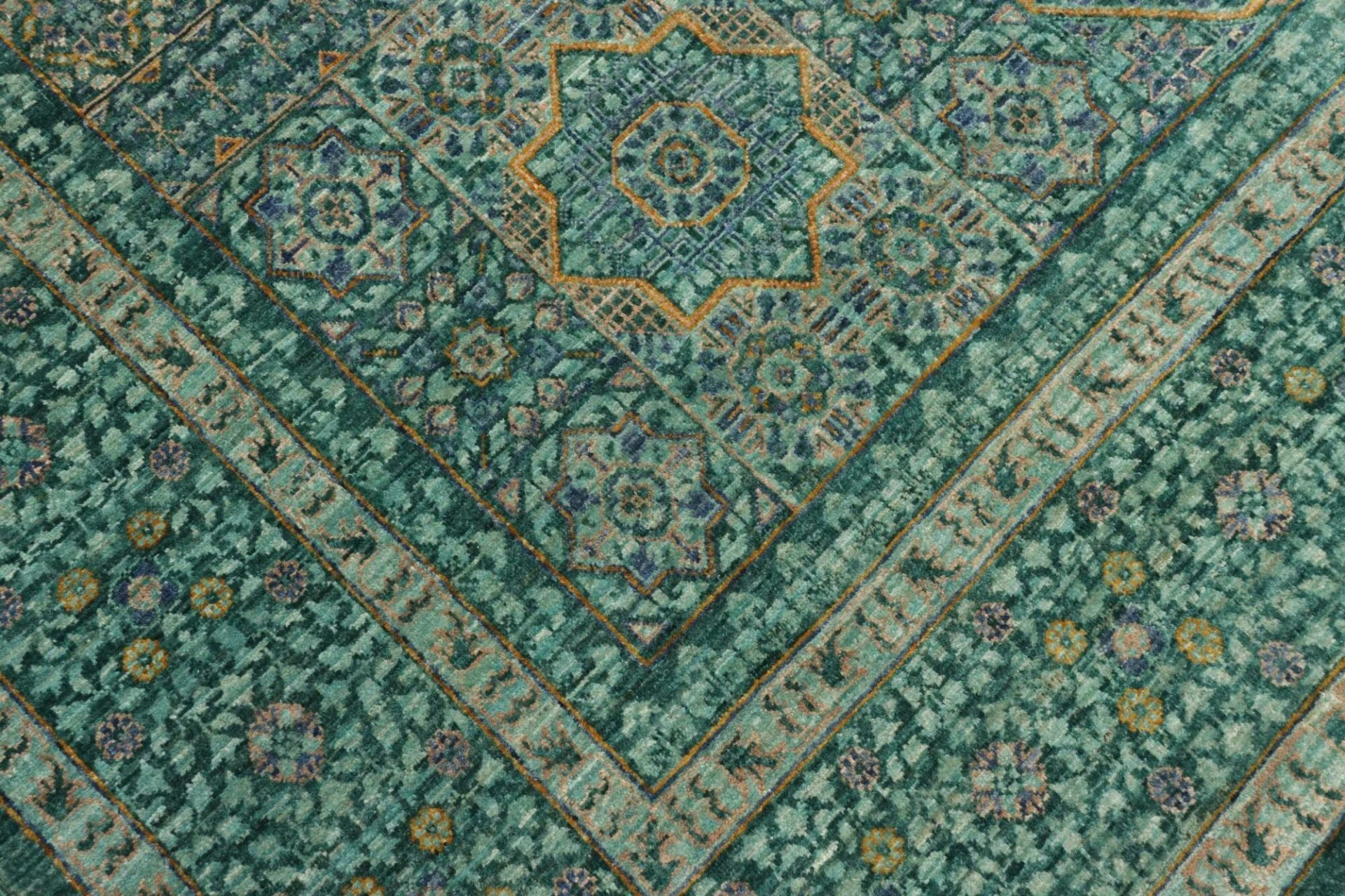 Mamluk Orientteppich 202 × 307 cm aus Wolle, handgeknüpft