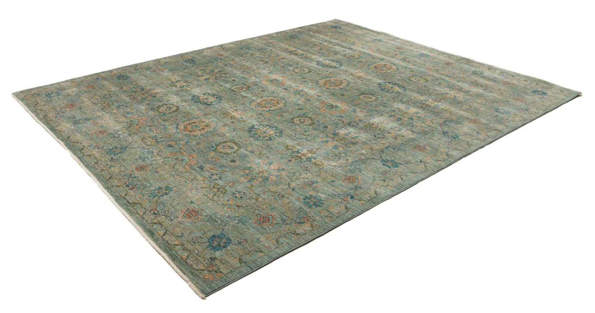 Handgeknüpfter Samarkand Orientteppich 248 × 299 cm