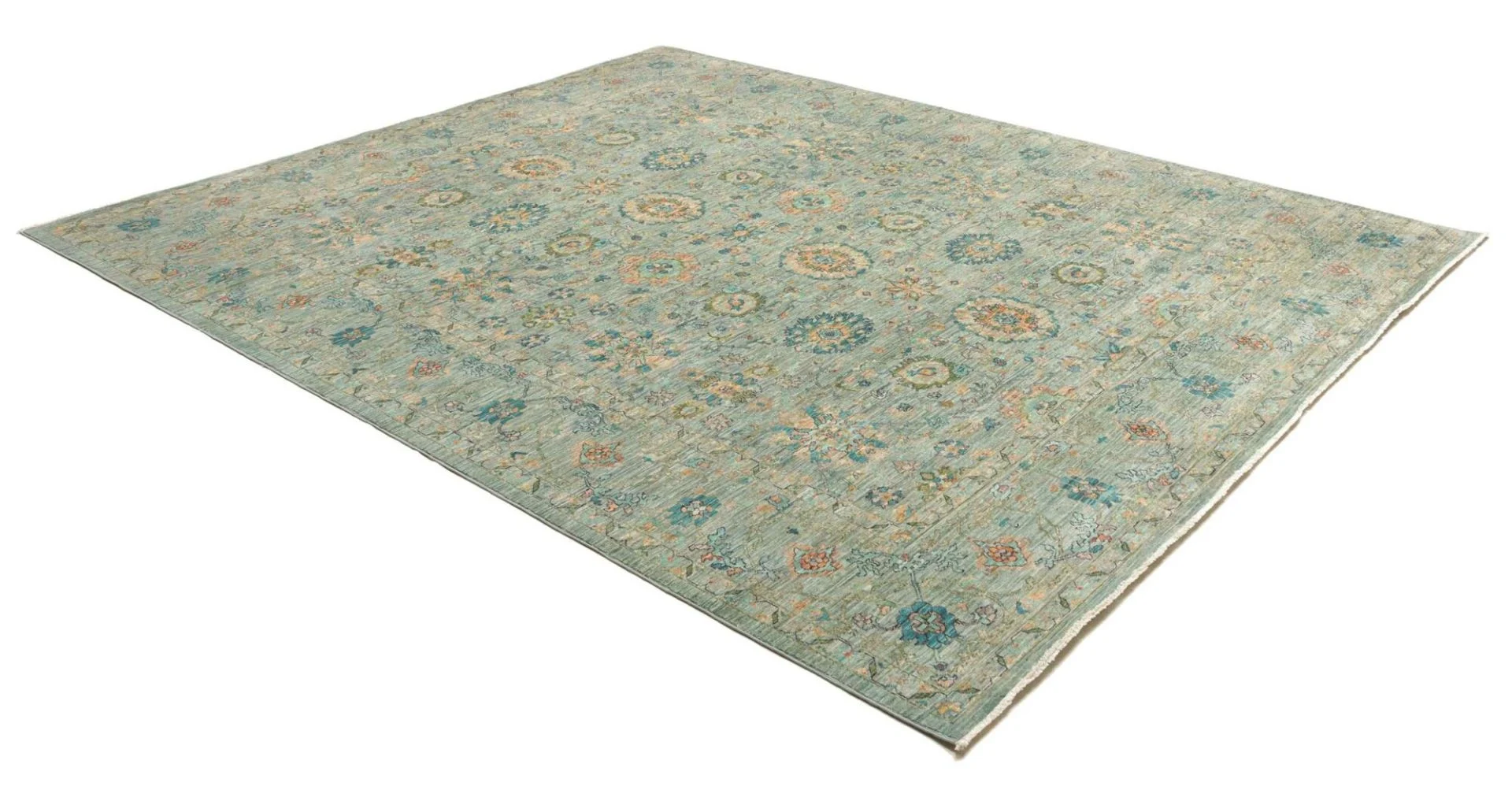 Handgeknüpfter Samarkand Orientteppich 248 × 299 cm