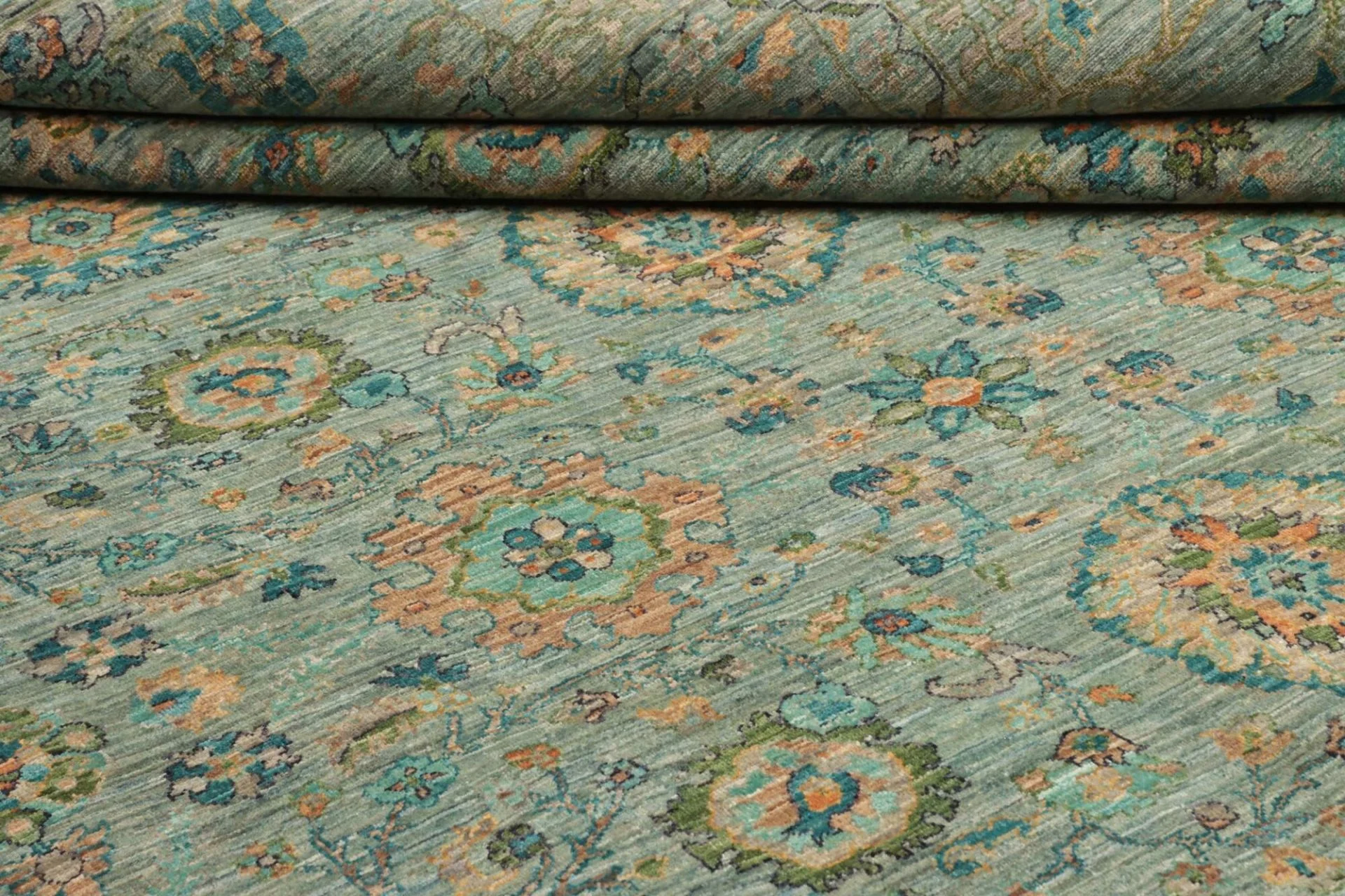 Handgeknüpfter Samarkand Orientteppich 248 × 299 cm