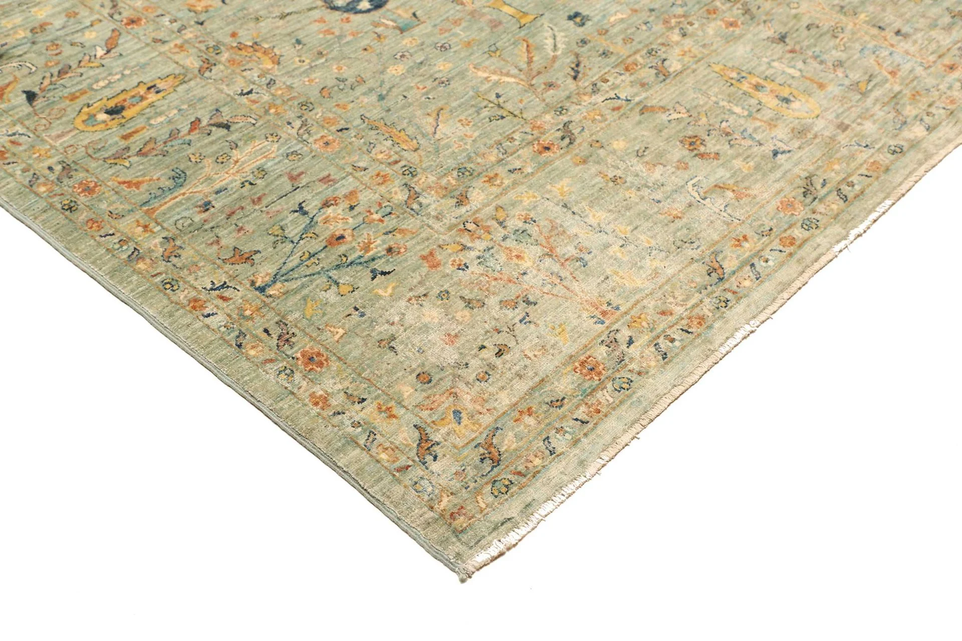 Handgeknüpfter Samarkand Orientteppich, 244 × 303 cm, Wolle
