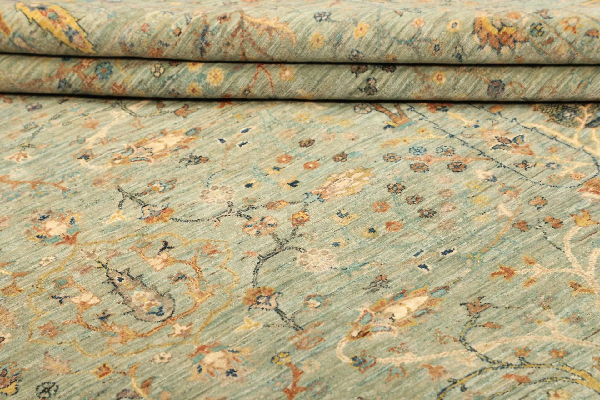 Handgeknüpfter Samarkand Orientteppich, 244 × 303 cm, Wolle