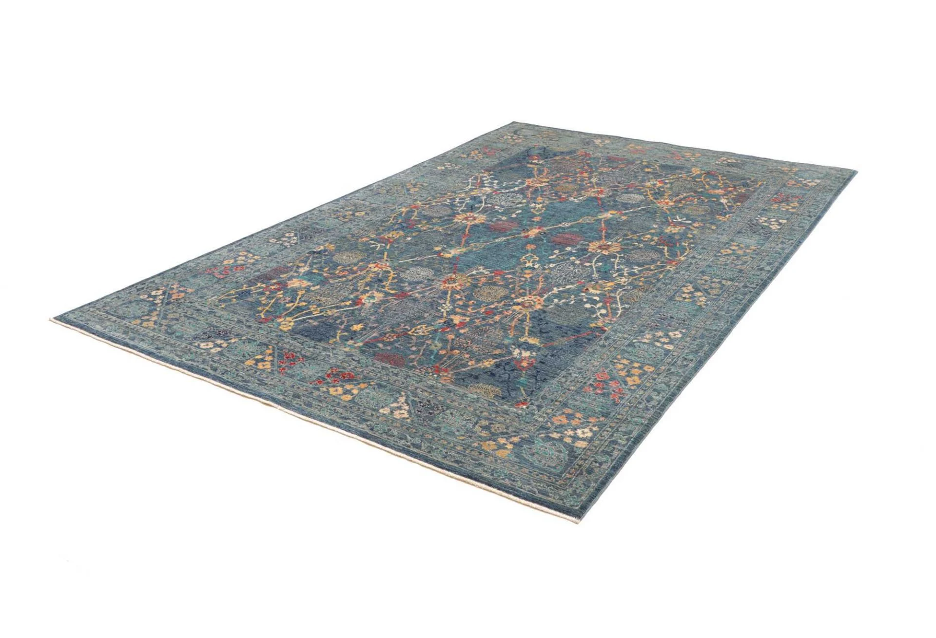 orientteppich-samarkand-203-x-296-cm-schurwolle-handgeknupft-5 Samarkand Orientteppich 203 × 296 cm aus Wolle, handgeknüpft