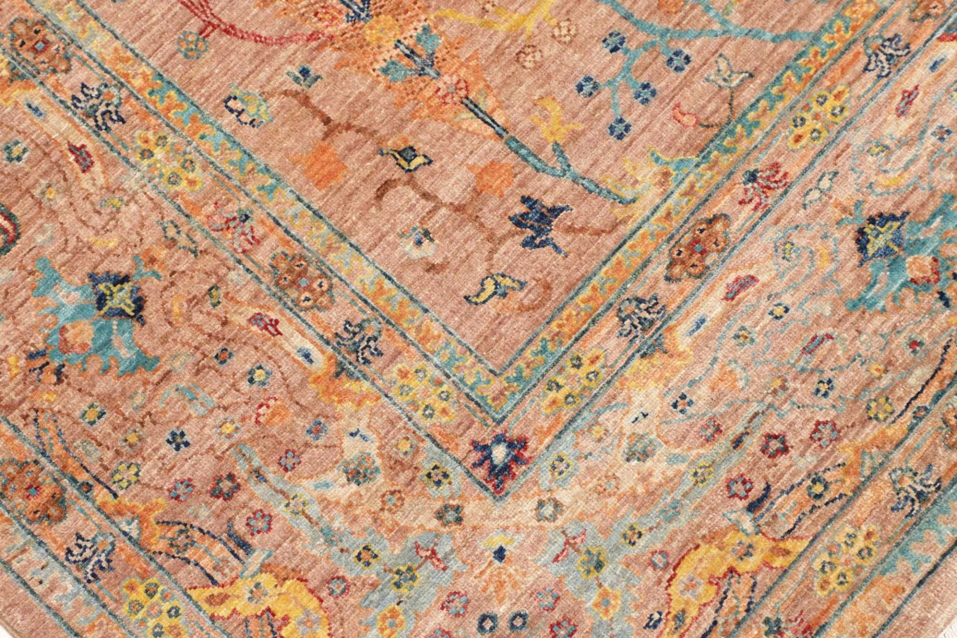 orientteppich-samarkand-203-x-292-cm-schurwolle-handgeknupft-13 Samarkand Orientteppich aus Pakistan, 203 × 292 cm