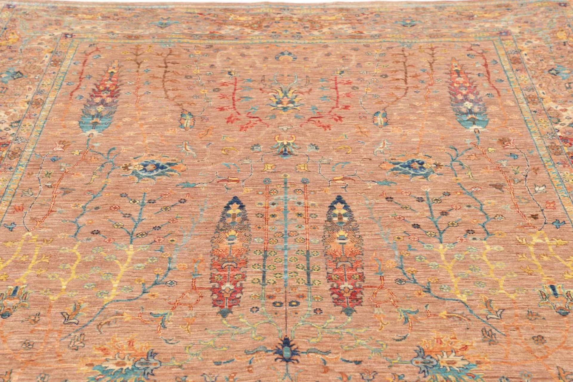 orientteppich-samarkand-203-x-292-cm-schurwolle-handgeknupft-16 Samarkand Orientteppich aus Pakistan, 203 × 292 cm