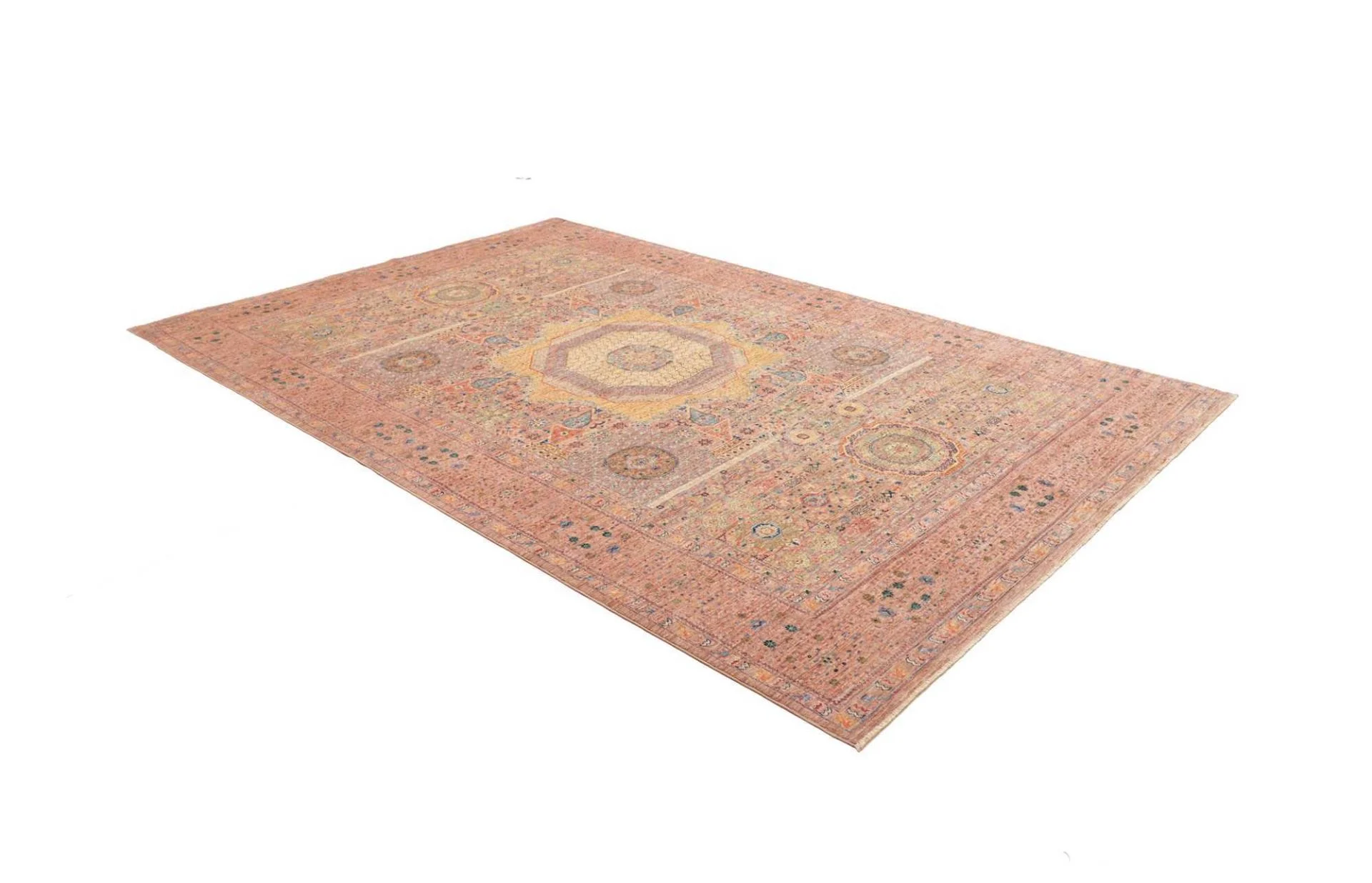 orientteppich-mamluk-206-x-297-cm-schurwolle-handgeknupft-braun-7 Mamluk Orientteppich 206 × 297 cm aus Wolle, handgeknüpft