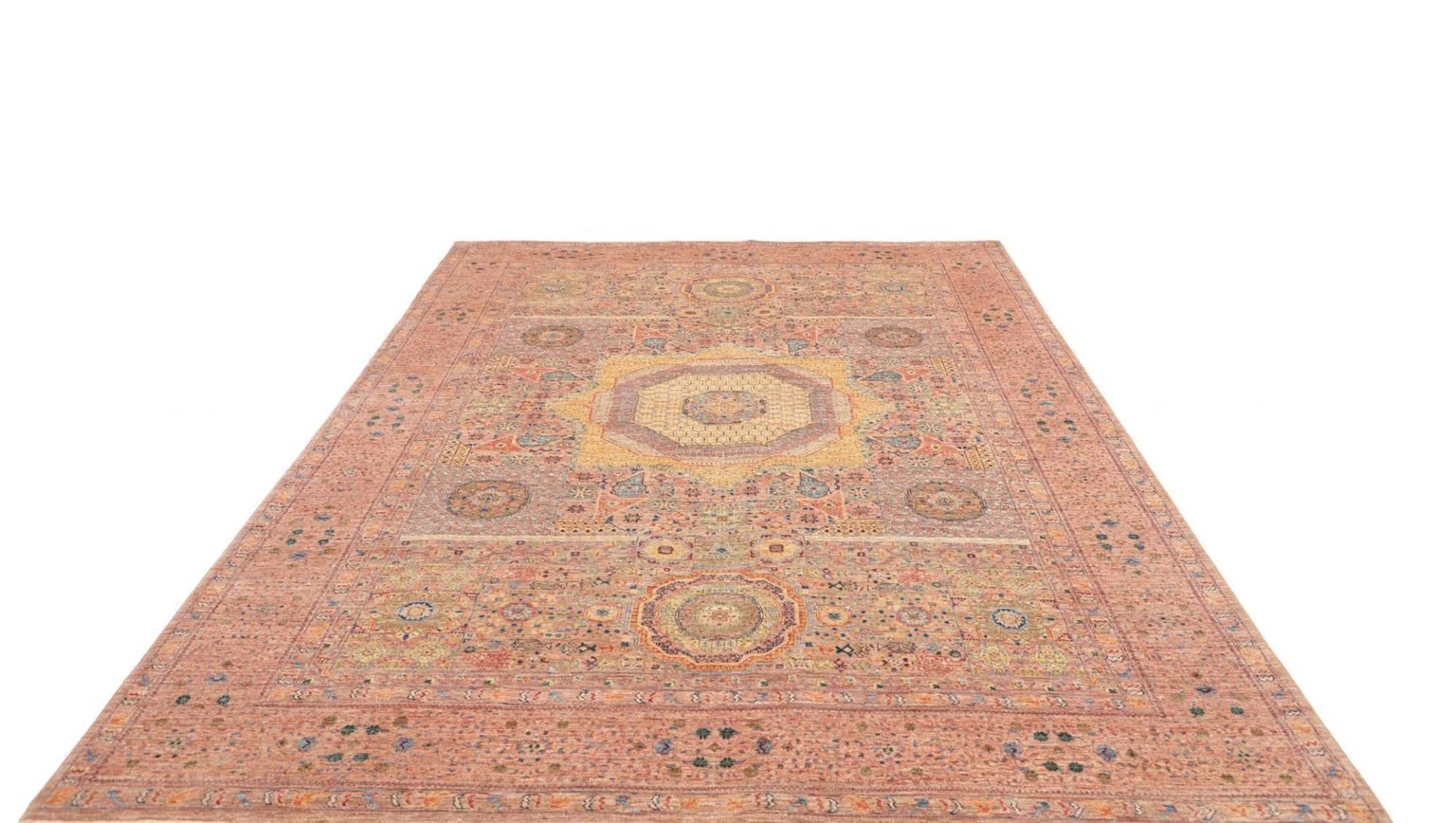 orientteppich-mamluk-206-x-297-cm-schurwolle-handgeknupft-braun-9 Mamluk Orientteppich 206 × 297 cm aus Wolle, handgeknüpft