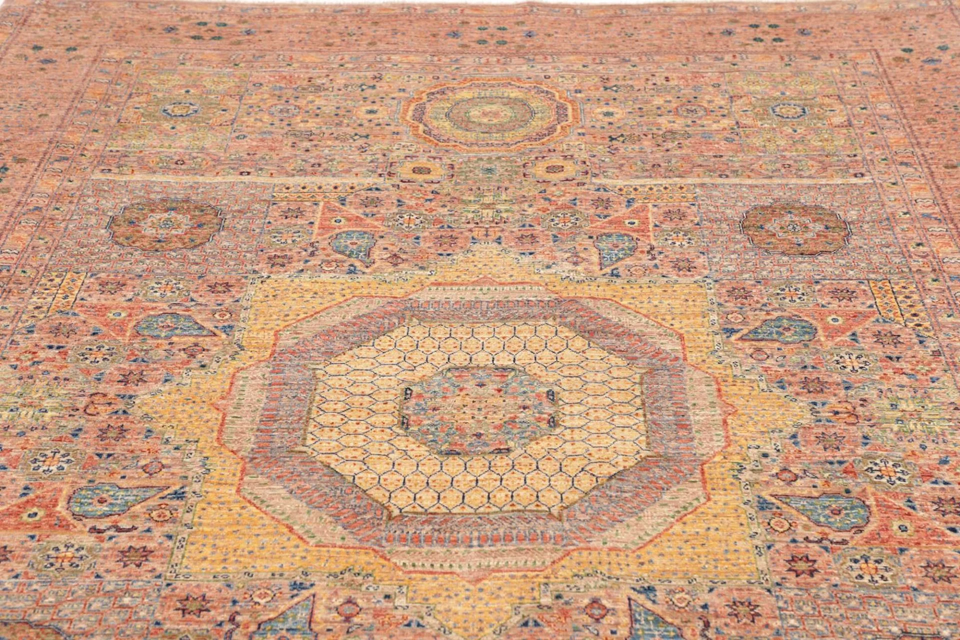 orientteppich-mamluk-206-x-297-cm-schurwolle-handgeknupft-braun-16 Mamluk Orientteppich 206 × 297 cm aus Wolle, handgeknüpft