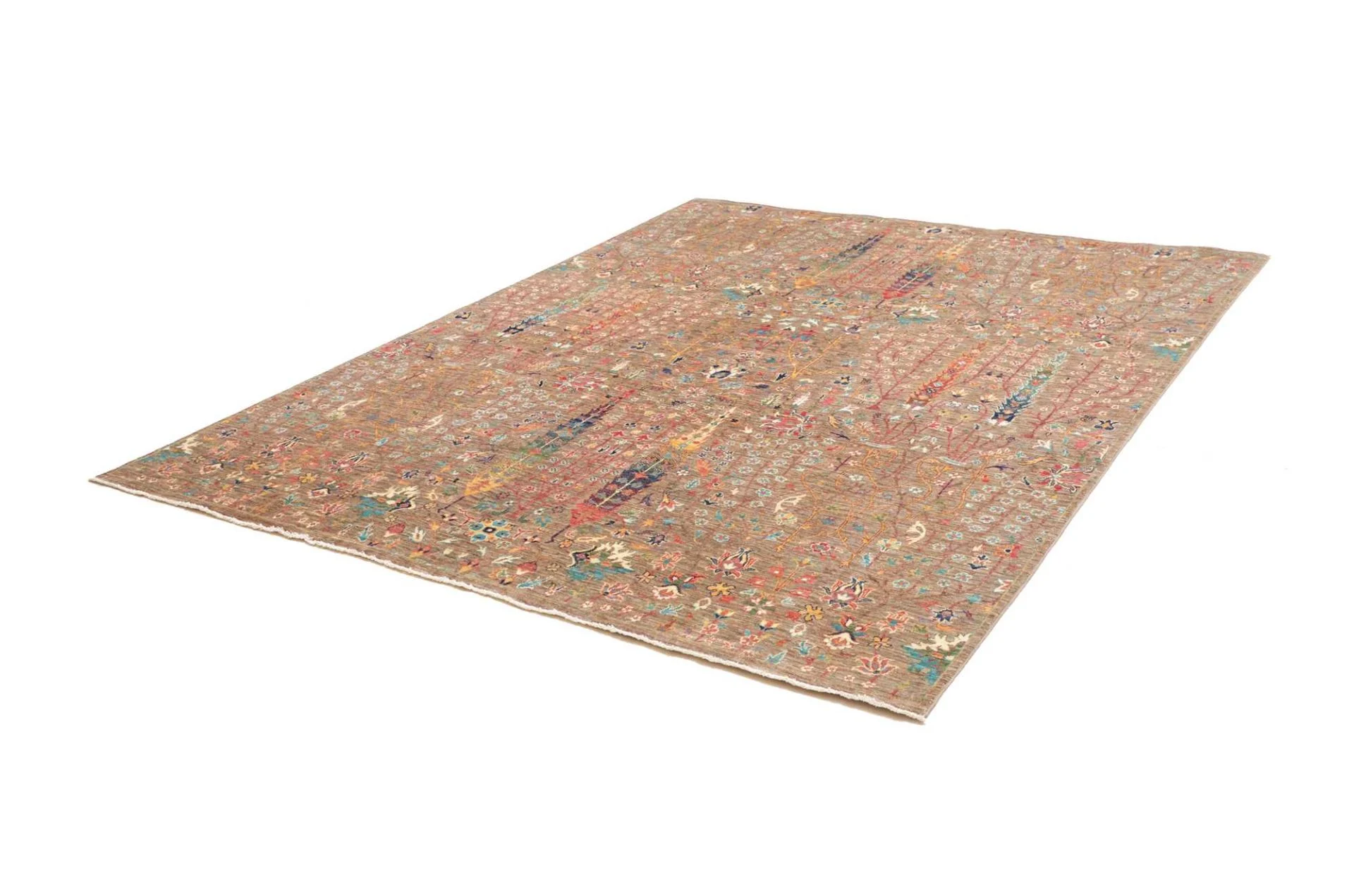 Handgeknüpfter Samarkand Orientteppich 202 × 243 cm