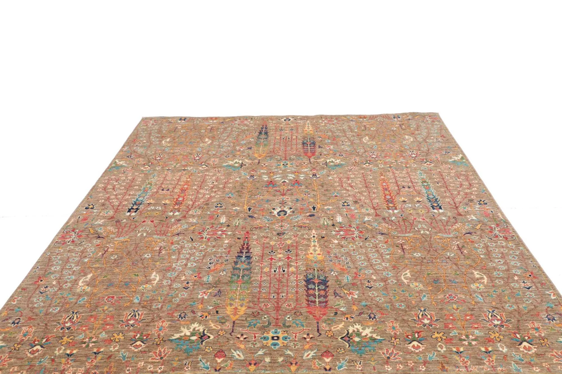 Handgeknüpfter Samarkand Orientteppich 202 × 243 cm
