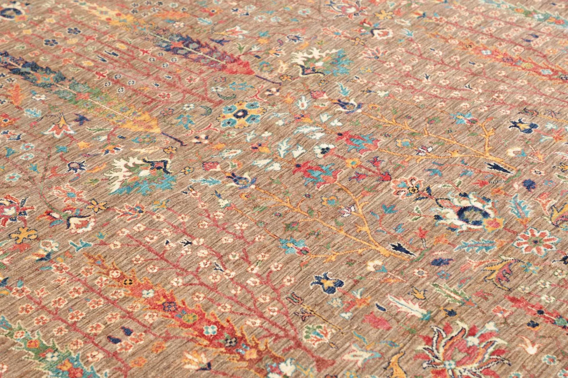 Handgeknüpfter Samarkand Orientteppich 202 × 243 cm