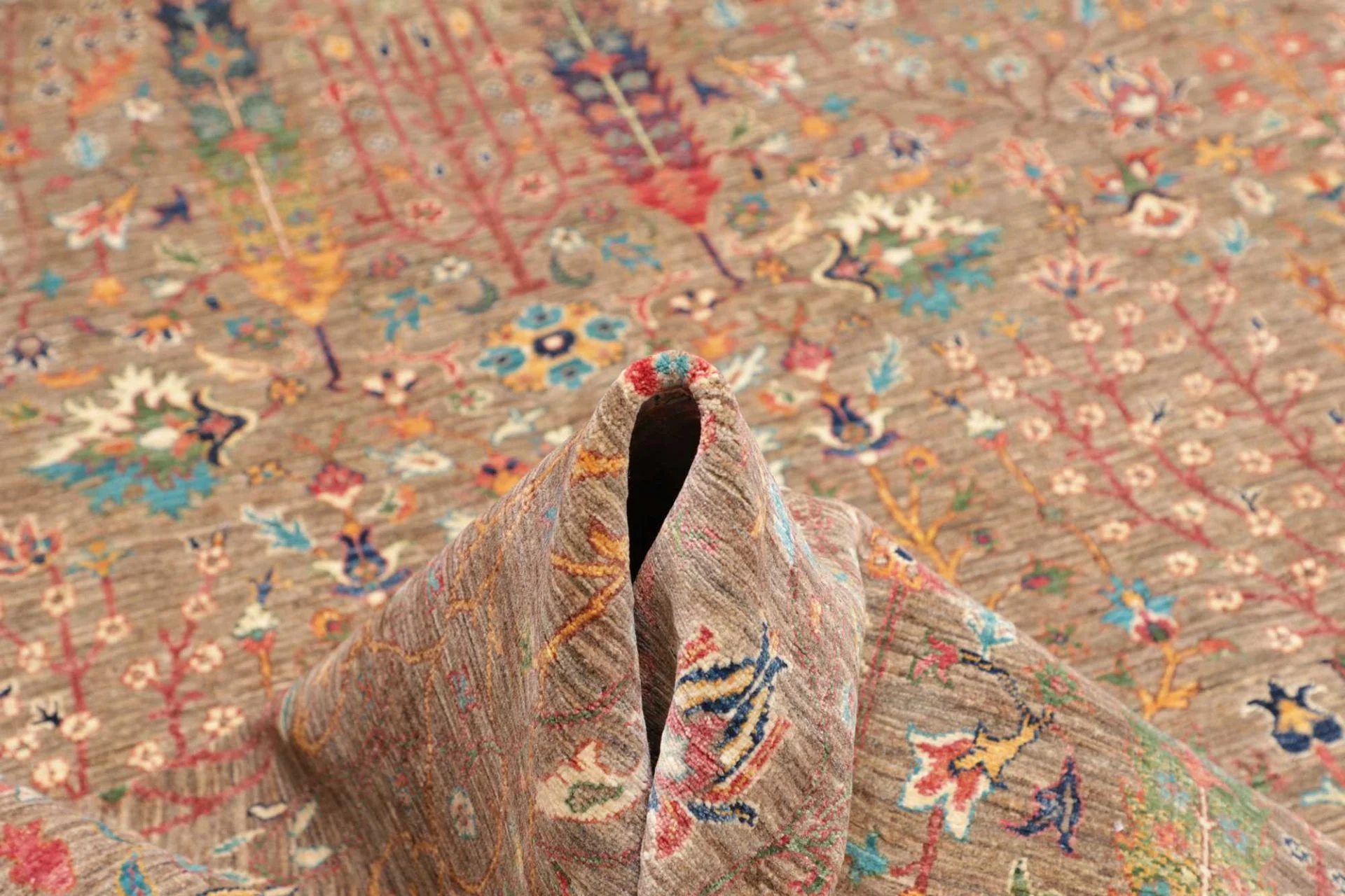 Handgeknüpfter Samarkand Orientteppich 202 × 243 cm