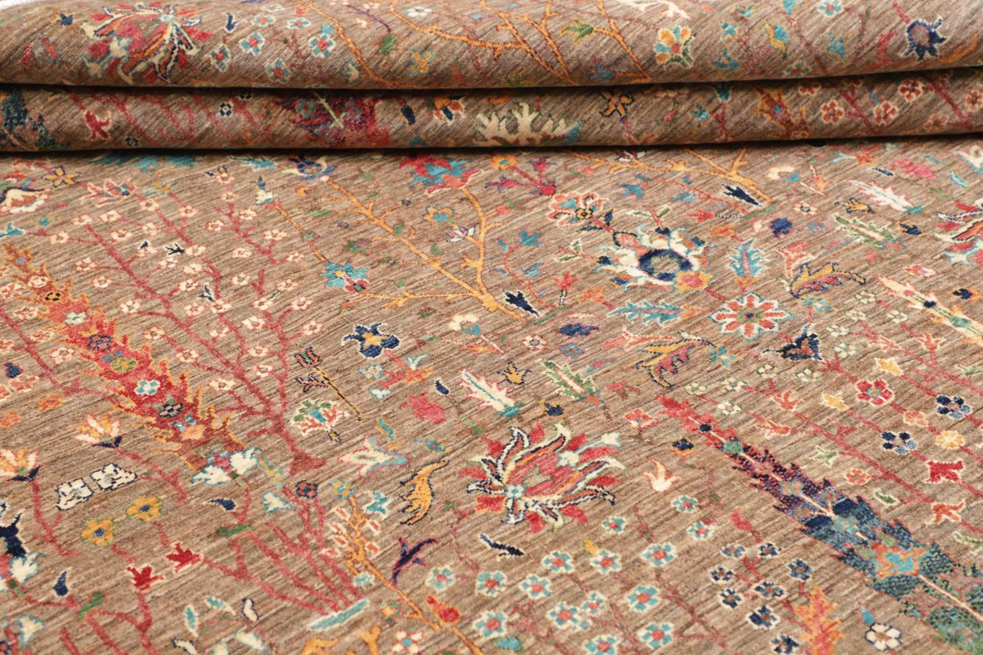 Handgeknüpfter Samarkand Orientteppich 202 × 243 cm