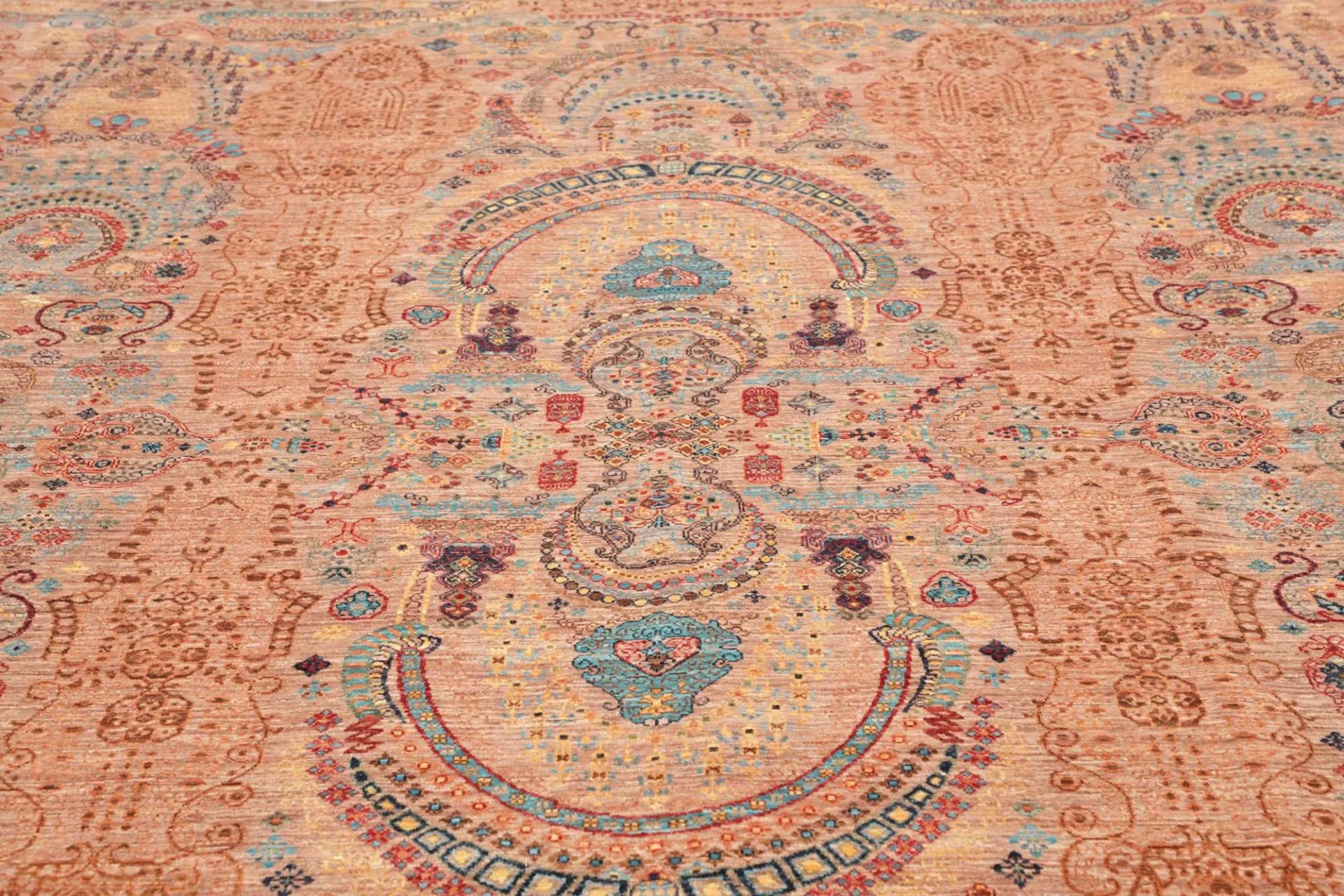 Samarkand Orientteppich 249 × 308 cm aus Wolle, handgeknüpft