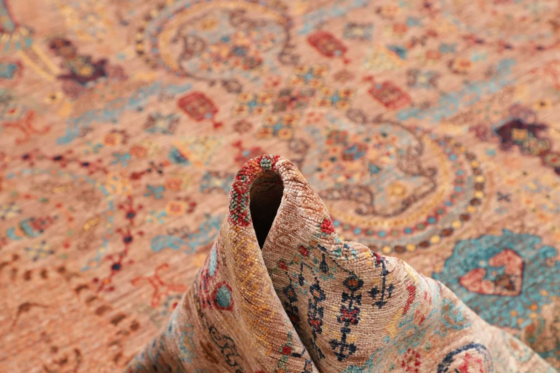 Samarkand Orientteppich 249 × 308 cm aus Wolle, handgeknüpft