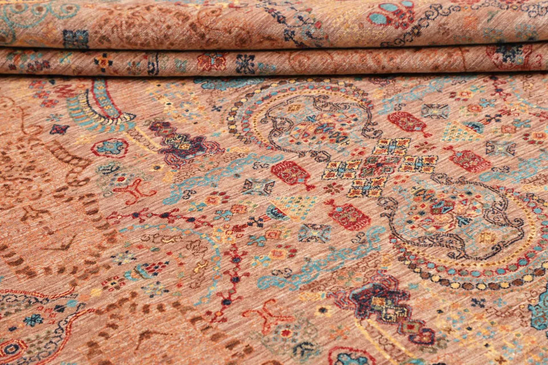 Samarkand Orientteppich 249 × 308 cm aus Wolle, handgeknüpft