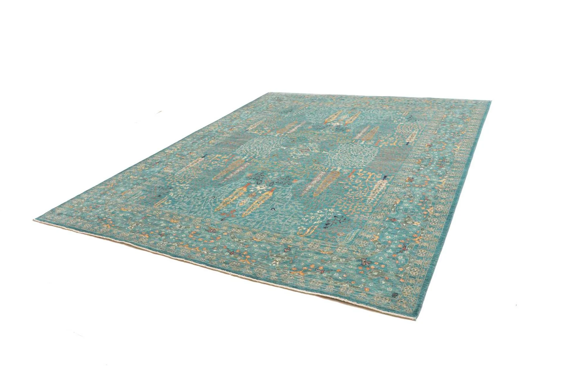 Samarkand Orientteppich 248 × 301 cm aus Wolle, handgeknüpft