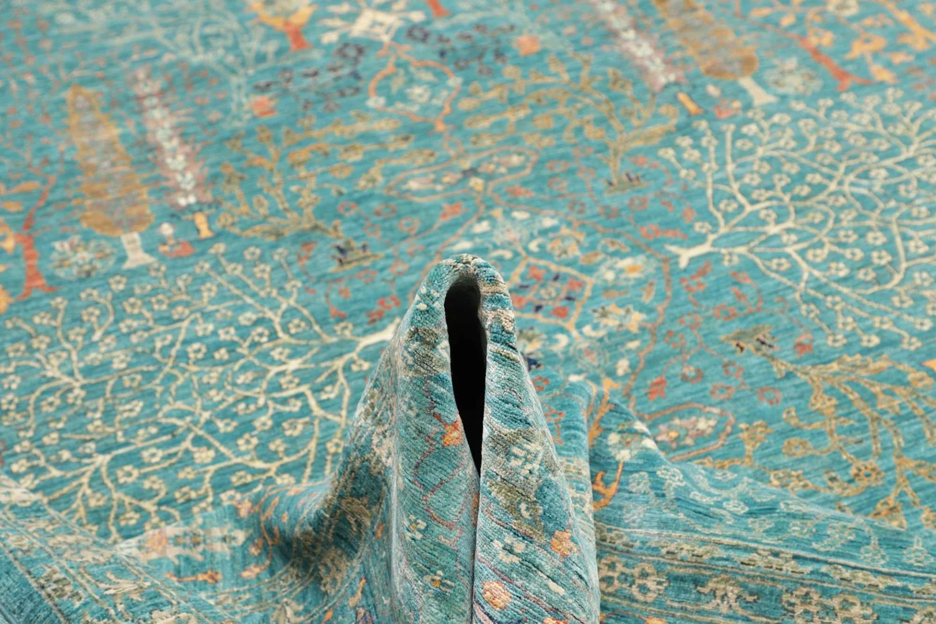 Samarkand Orientteppich 248 × 301 cm aus Wolle, handgeknüpft