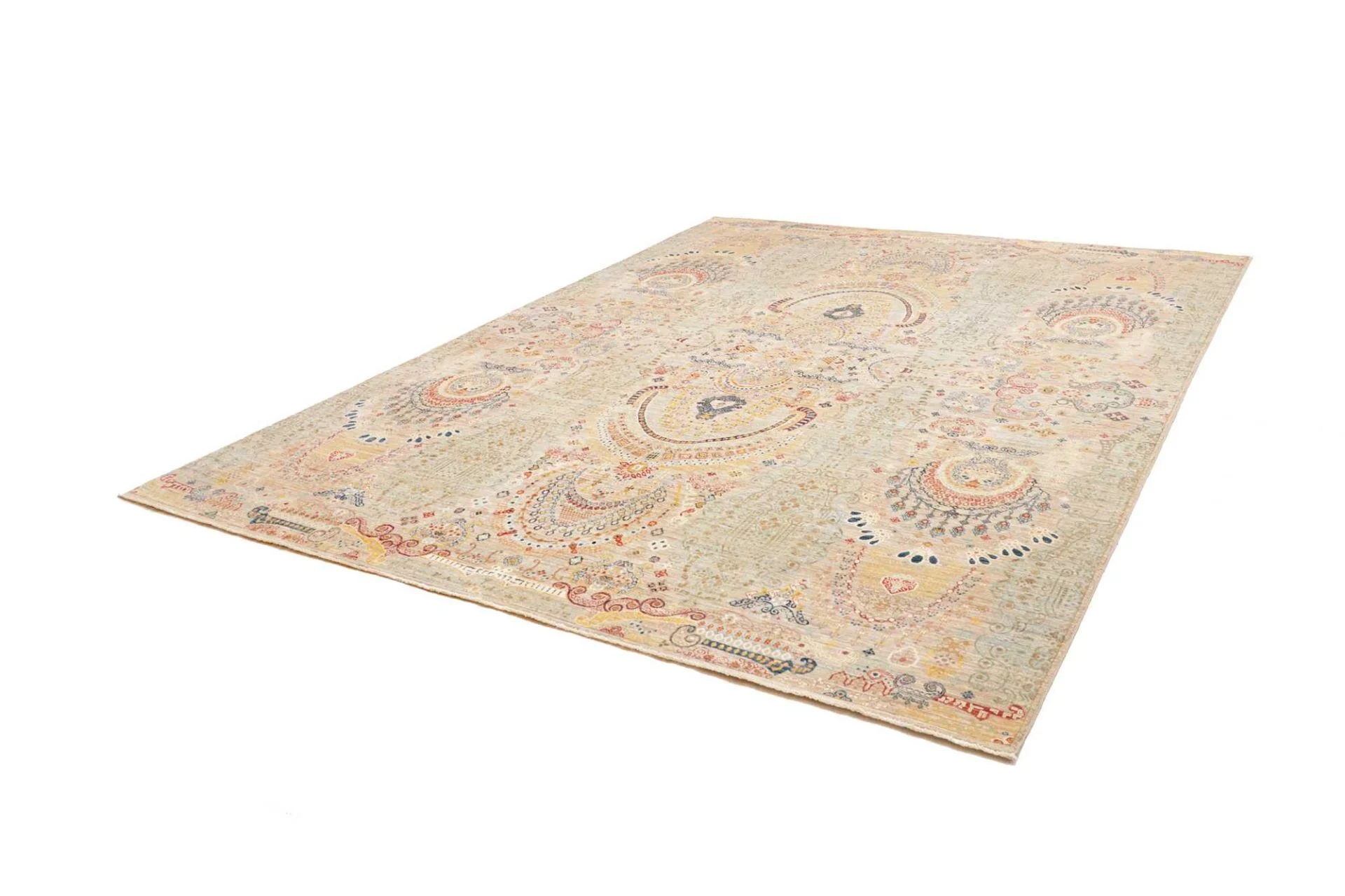 Handgeknüpfter Samarkand Orientteppich 248 × 305 cm
