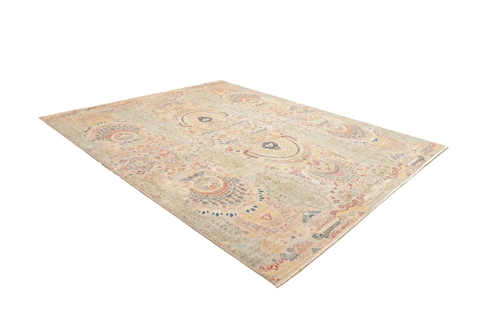Handgeknüpfter Samarkand Orientteppich 248 × 305 cm