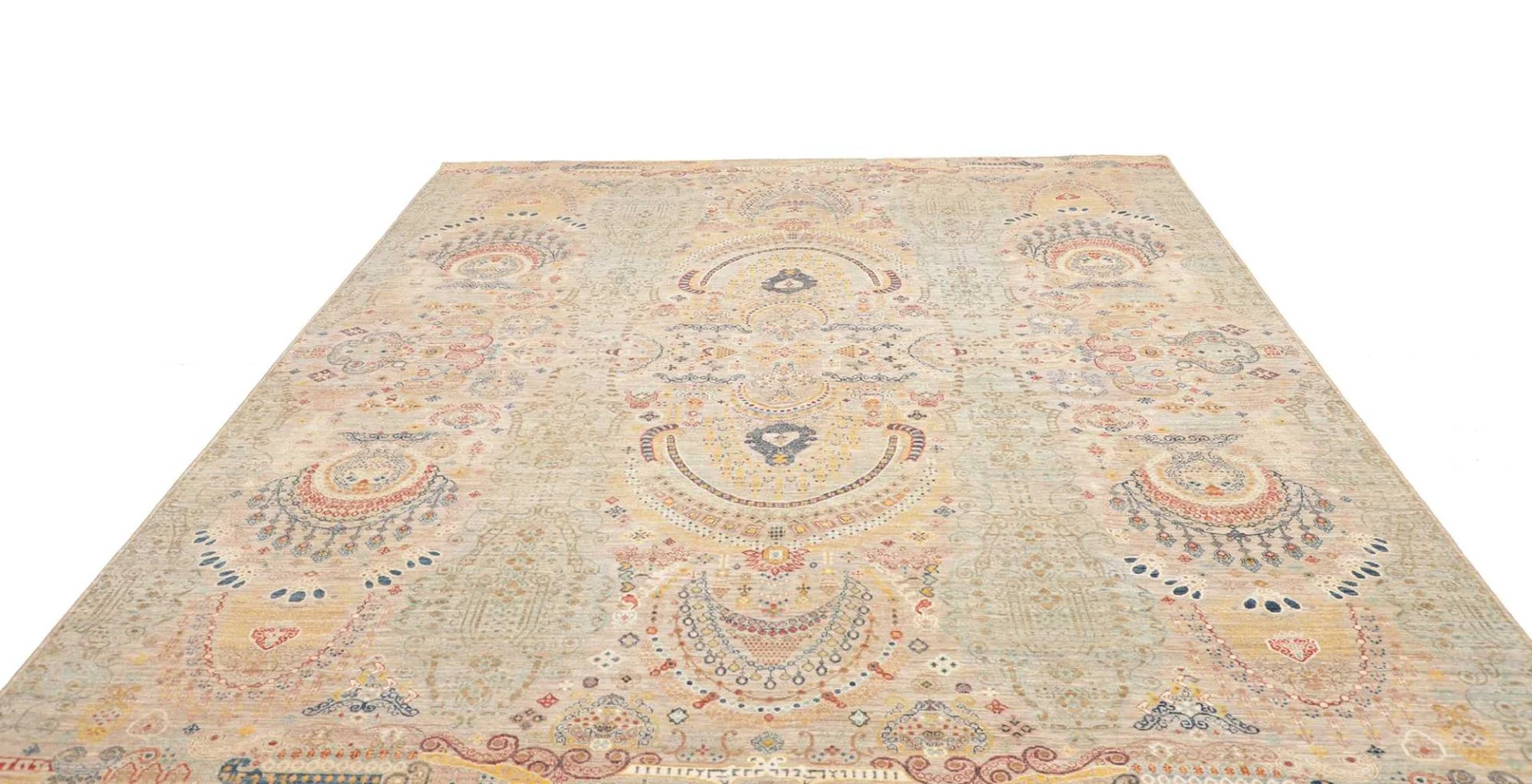 Handgeknüpfter Samarkand Orientteppich 248 × 305 cm