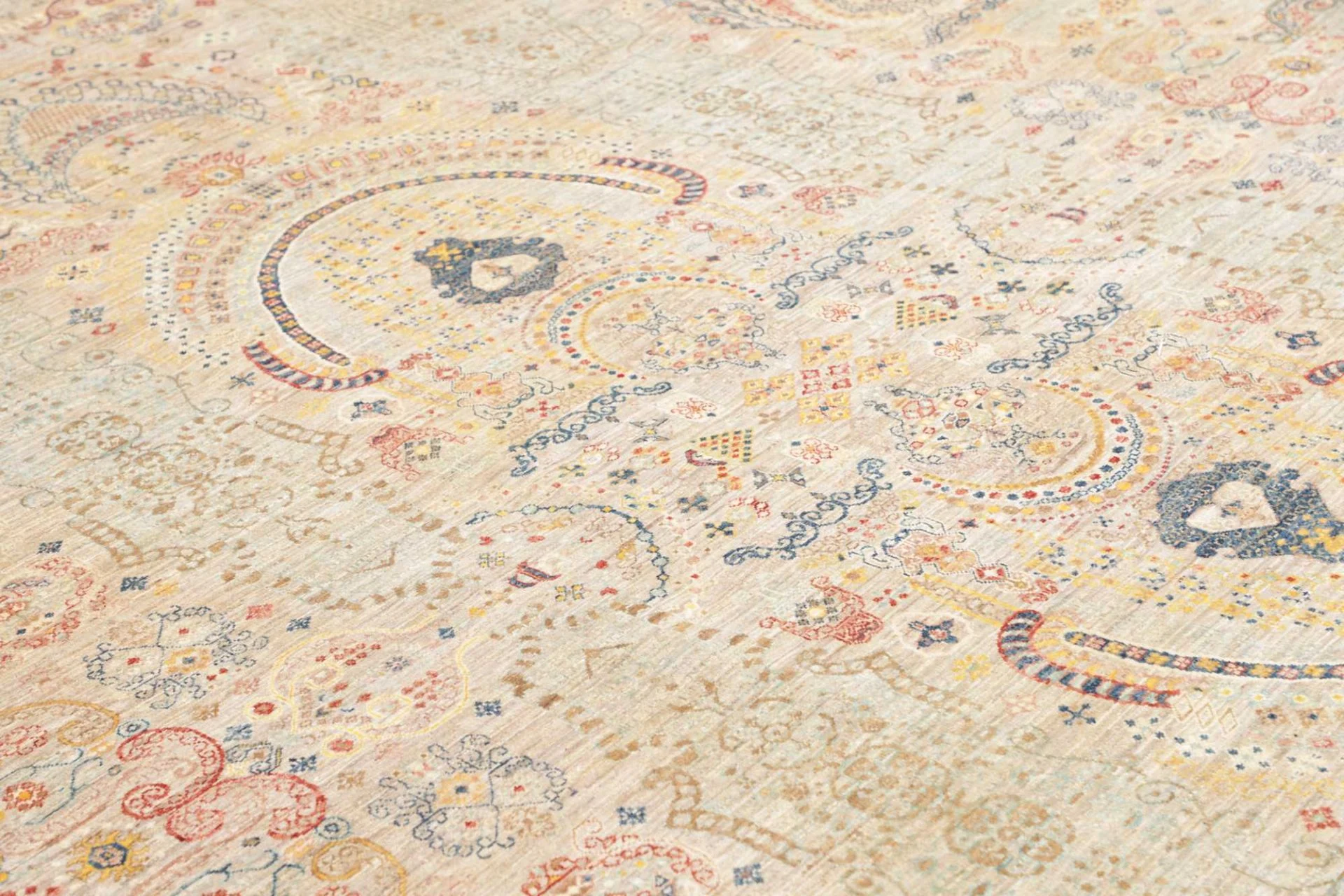Handgeknüpfter Samarkand Orientteppich 248 × 305 cm