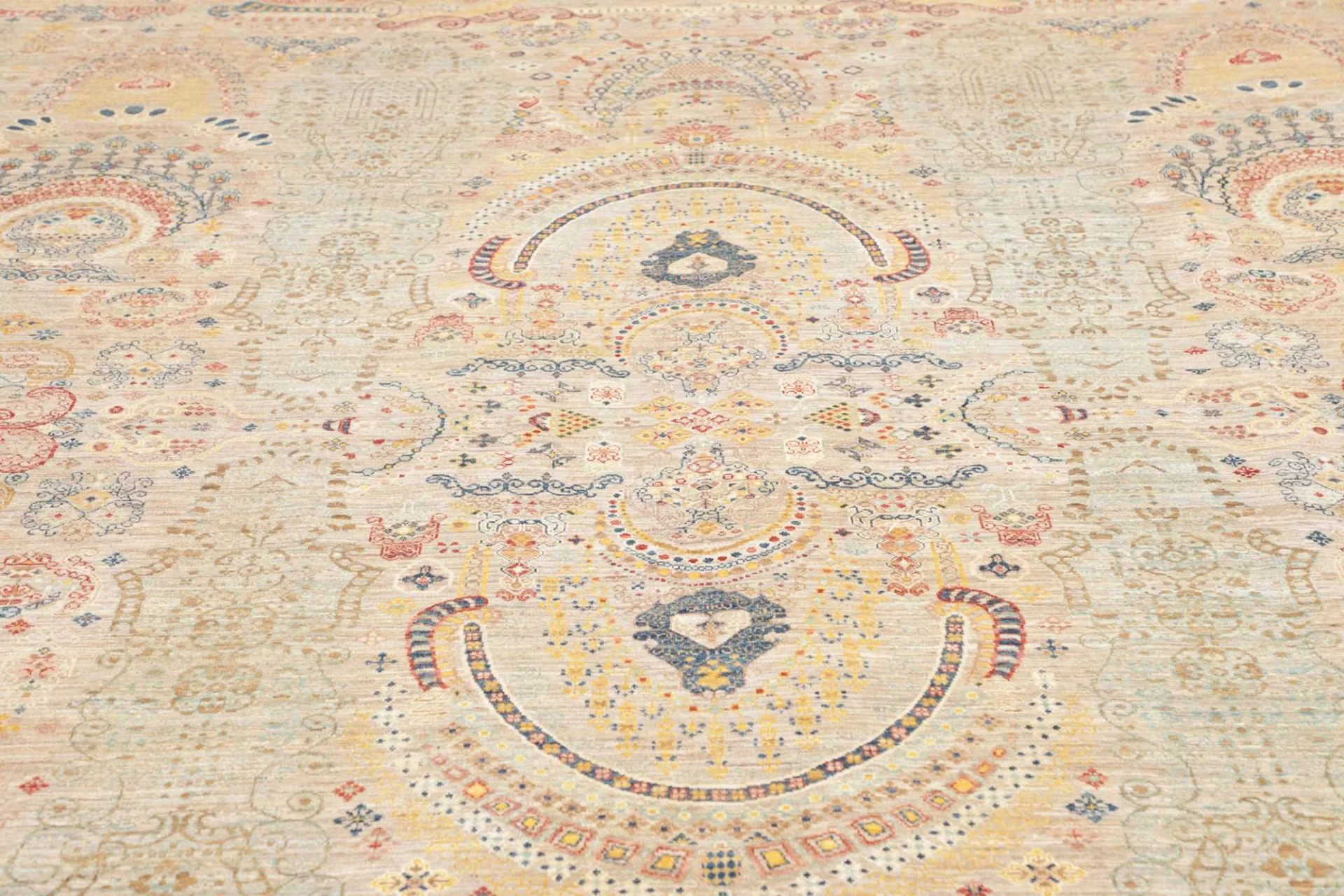 Handgeknüpfter Samarkand Orientteppich 248 × 305 cm