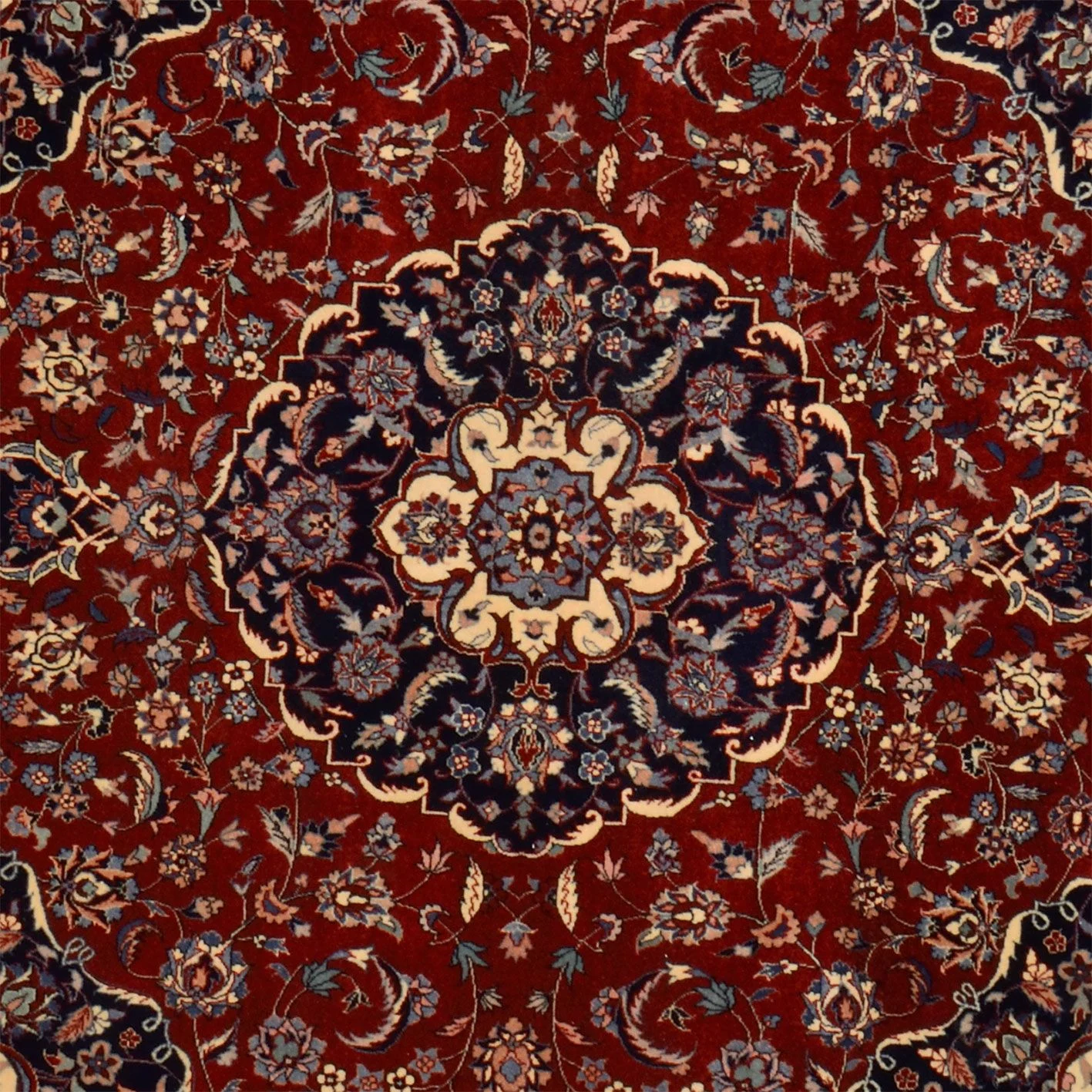 Isfahan Teppich aus China, 250 × 250 cm