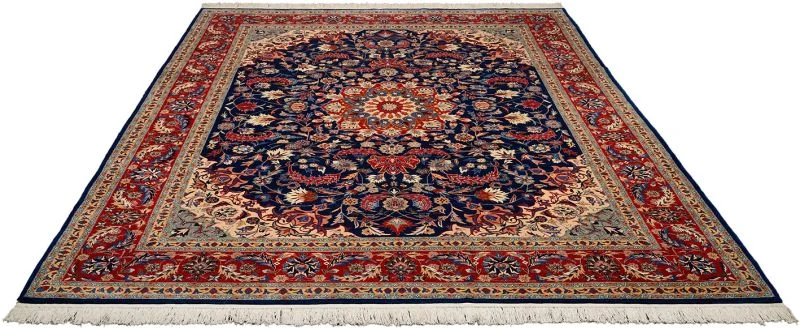 Isfahan Teppich 273 × 365 cm aus Wolle, handgeknüpft