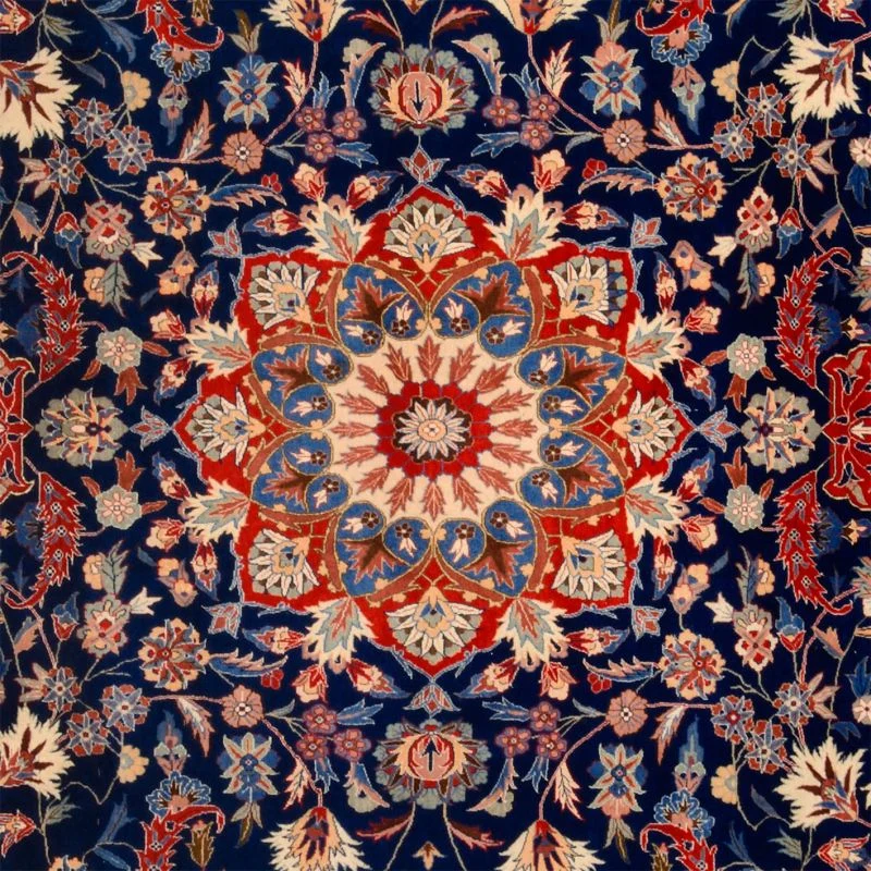 Isfahan Teppich 273 × 365 cm aus Wolle, handgeknüpft