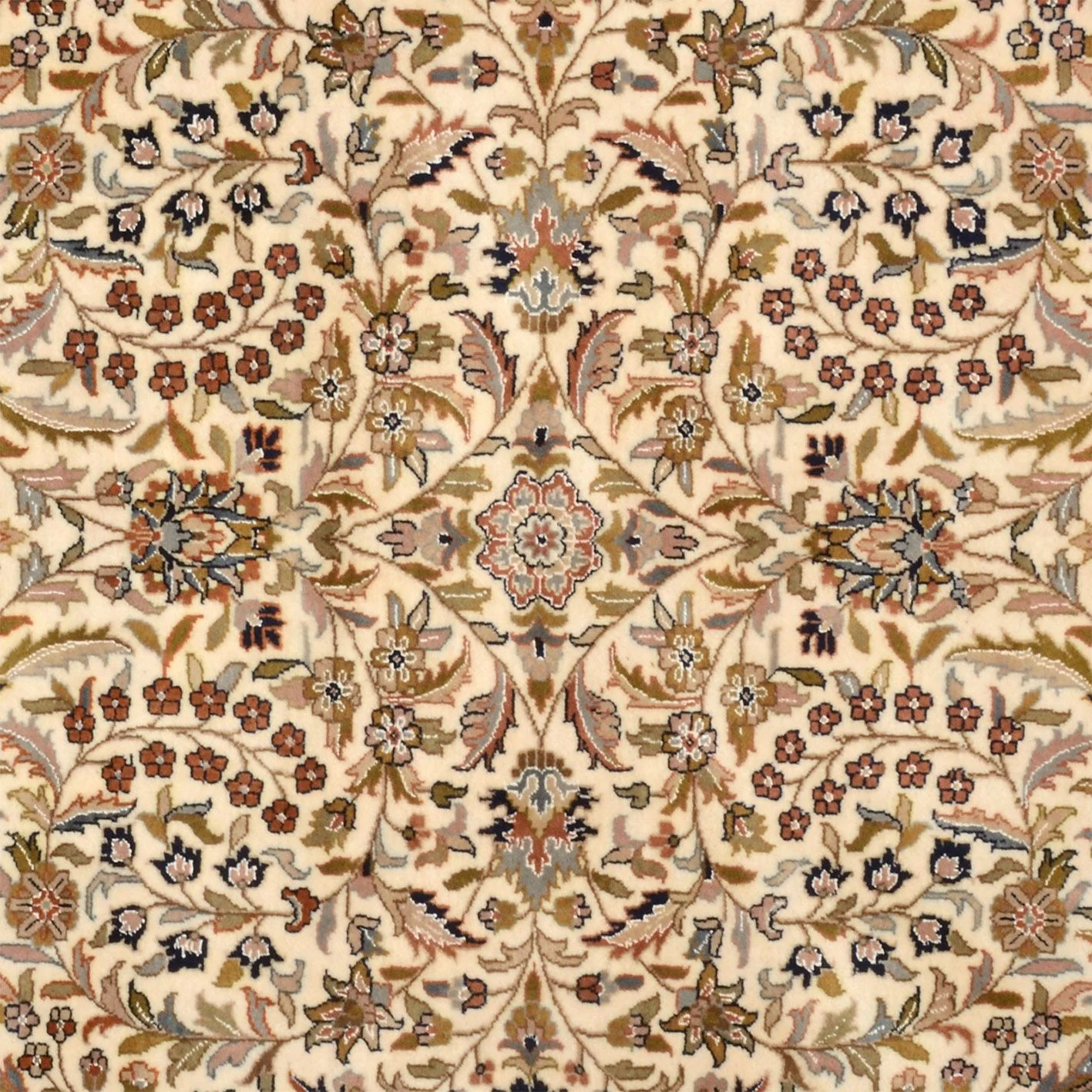 Handgeknüpfter Täbriz Orientteppich 194 × 194 cm