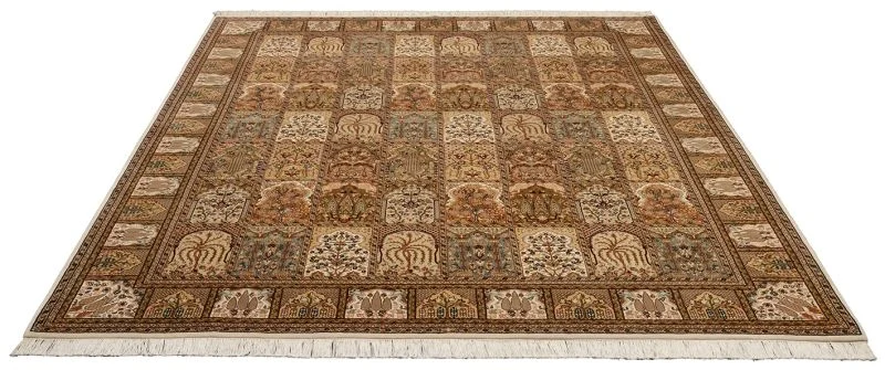 Handgeknüpfter Ghom Orientteppich 253 × 305 cm