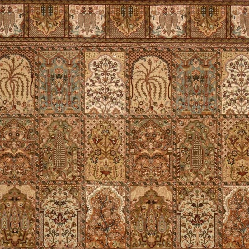 Handgeknüpfter Ghom Orientteppich 253 × 305 cm