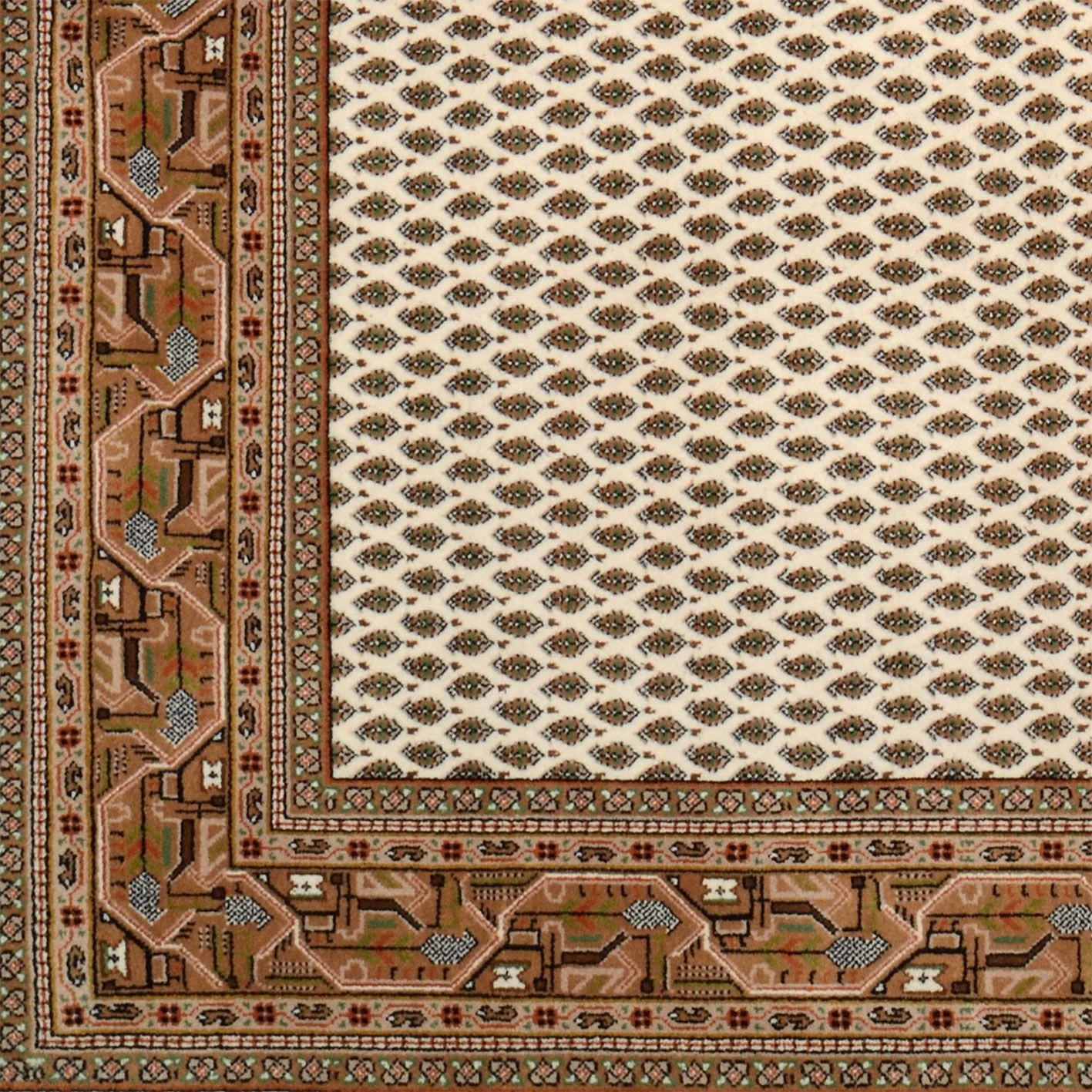 orientteppich-mir-175-x-237-cm-schurwolle-handgeknupft-3 Handgeknüpfter Orientteppich 175 × 237 cm