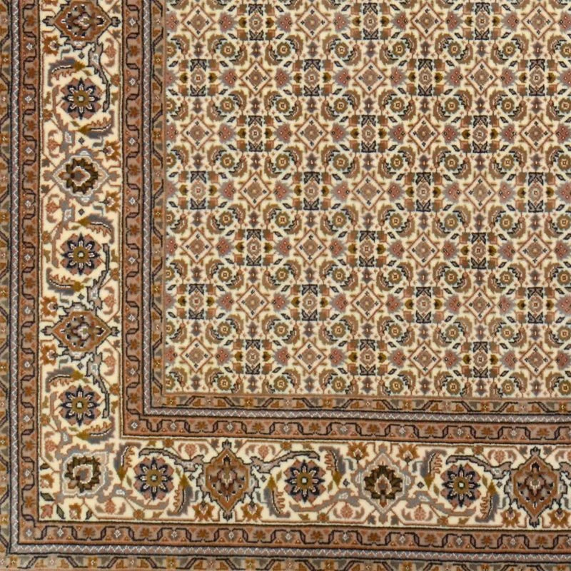 orientteppich-bidjar-202-x-250-cm-schurwolle-handgeknupft-3 Bijar Orientteppich aus Indien, 202 × 250 cm