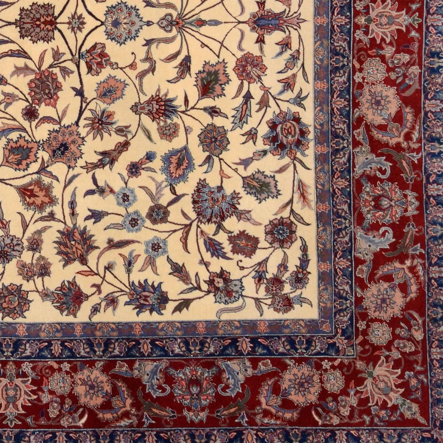 Handgeknüpfter Isfahan Teppich, 250 × 300 cm, Wolle