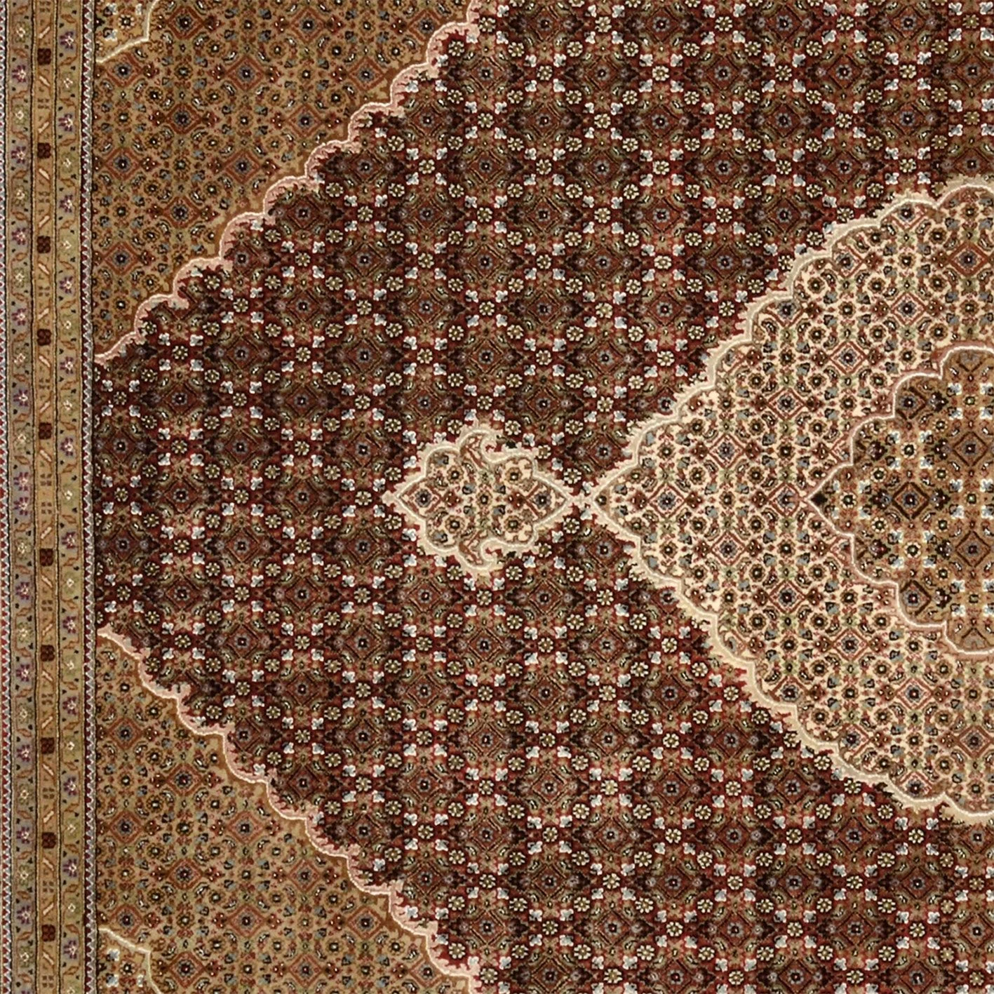 orientteppich-tabriz-244-x-305-cm-schurwolle-handgeknupft-3 Handgeknüpfter Täbriz Orientteppich 244 × 305 cm