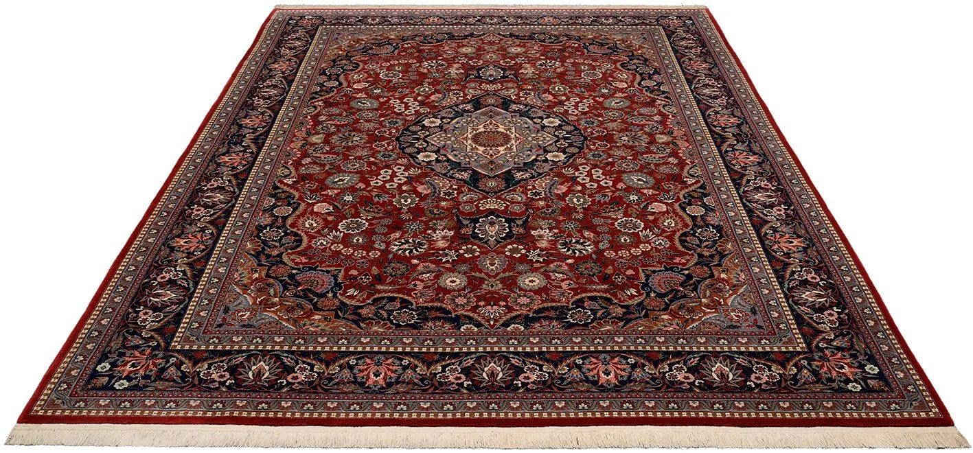 Isfahan Teppich 258 × 360 cm aus Wolle, handgeknüpft