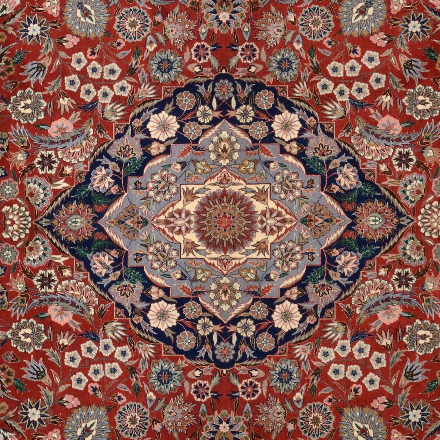 Isfahan Teppich 258 × 360 cm aus Wolle, handgeknüpft