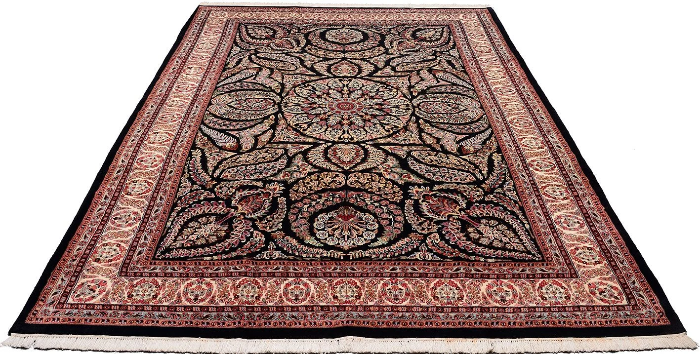 Handgeknüpfter Isfahan Orientteppich 254 × 352 cm