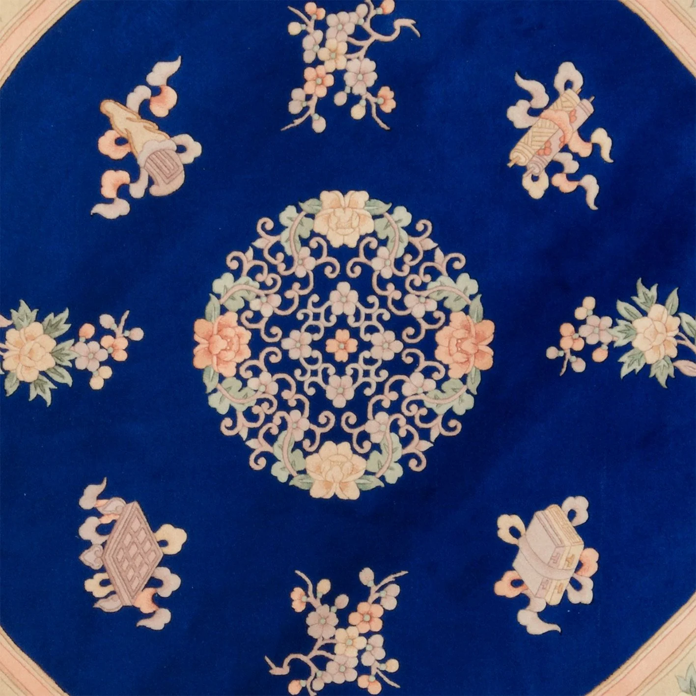 Peking Teppich 200 × 200 cm aus Wolle, handgeknüpft