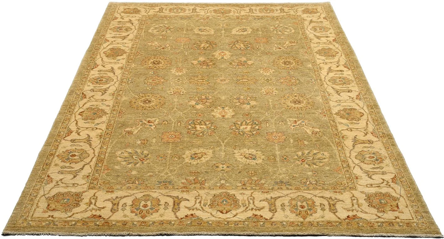Ziegler Orientteppich 185 × 266 cm aus Wolle, handgeknüpft