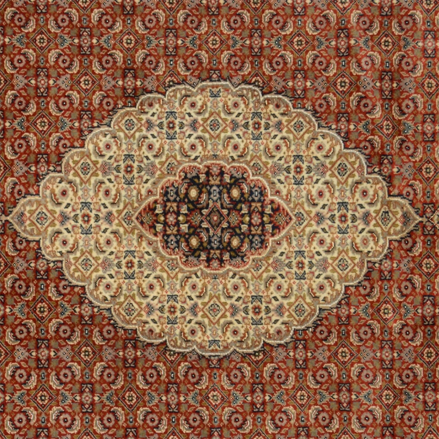 Handgeknüpfter Täbriz Orientteppich, 204 × 304 cm, Wolle
