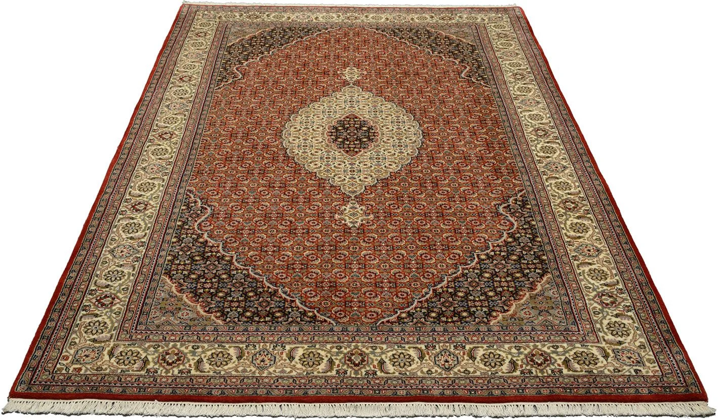 Handgeknüpfter Täbriz Orientteppich 202 × 301 cm