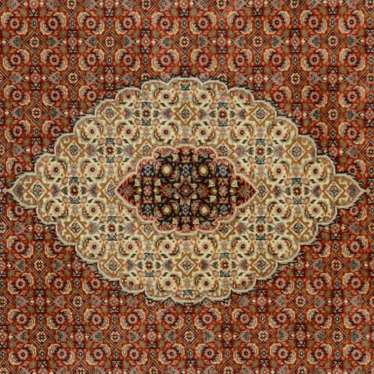 Handgeknüpfter Täbriz Orientteppich 202 × 301 cm
