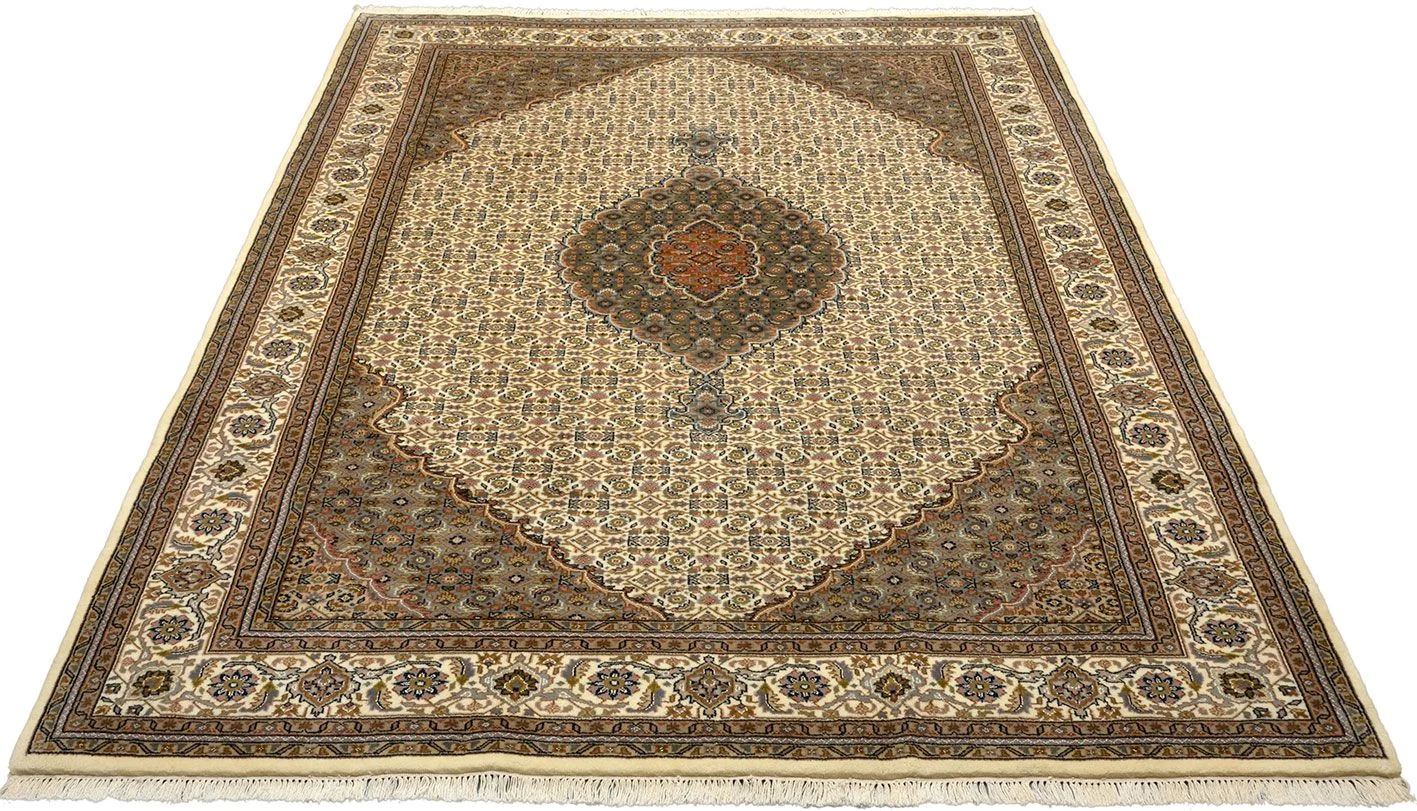 Handgeknüpfter Täbriz Orientteppich, 204 × 292 cm, Wolle