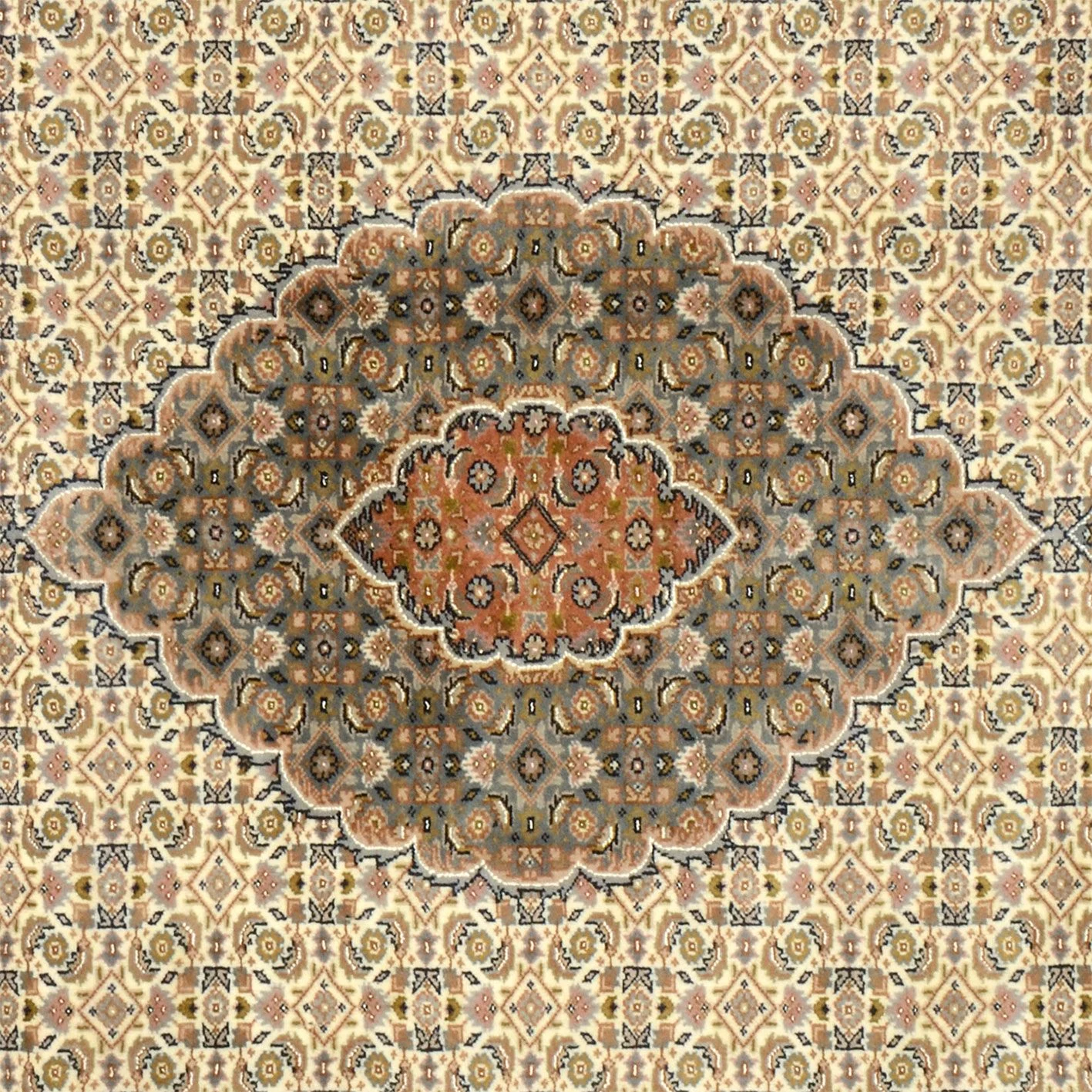 Handgeknüpfter Täbriz Orientteppich, 204 × 292 cm, Wolle