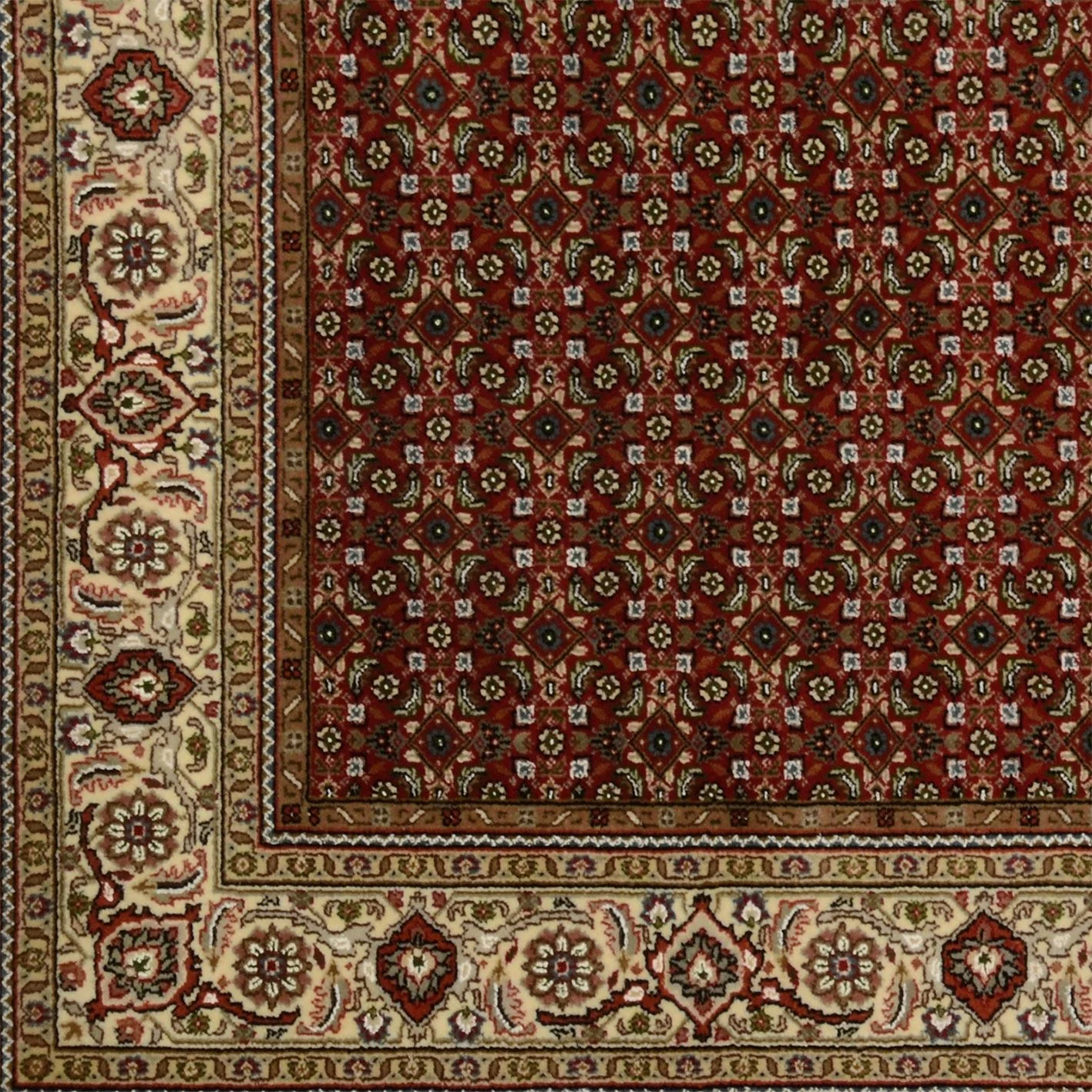 Handgeknüpfter Täbriz Orientteppich, 203 × 305 cm, Wolle