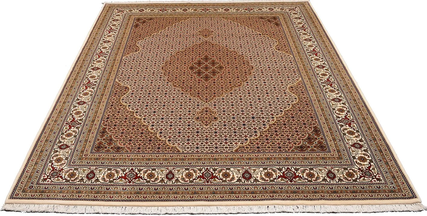 Täbriz Orientteppich 249 × 305 cm aus Wolle, handgeknüpft