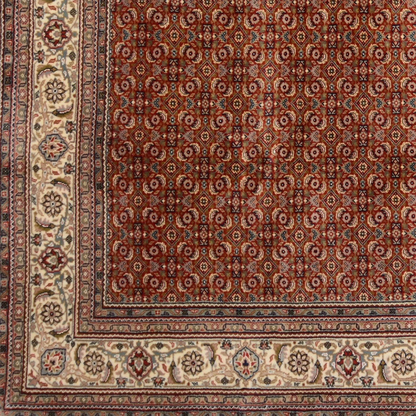 Täbriz Orientteppich aus Indien, 251 × 300 cm